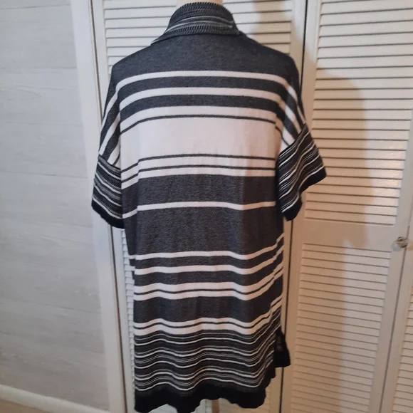 Vince cotton multi stripe cardigan kimono sz small - Picture 2 of 6